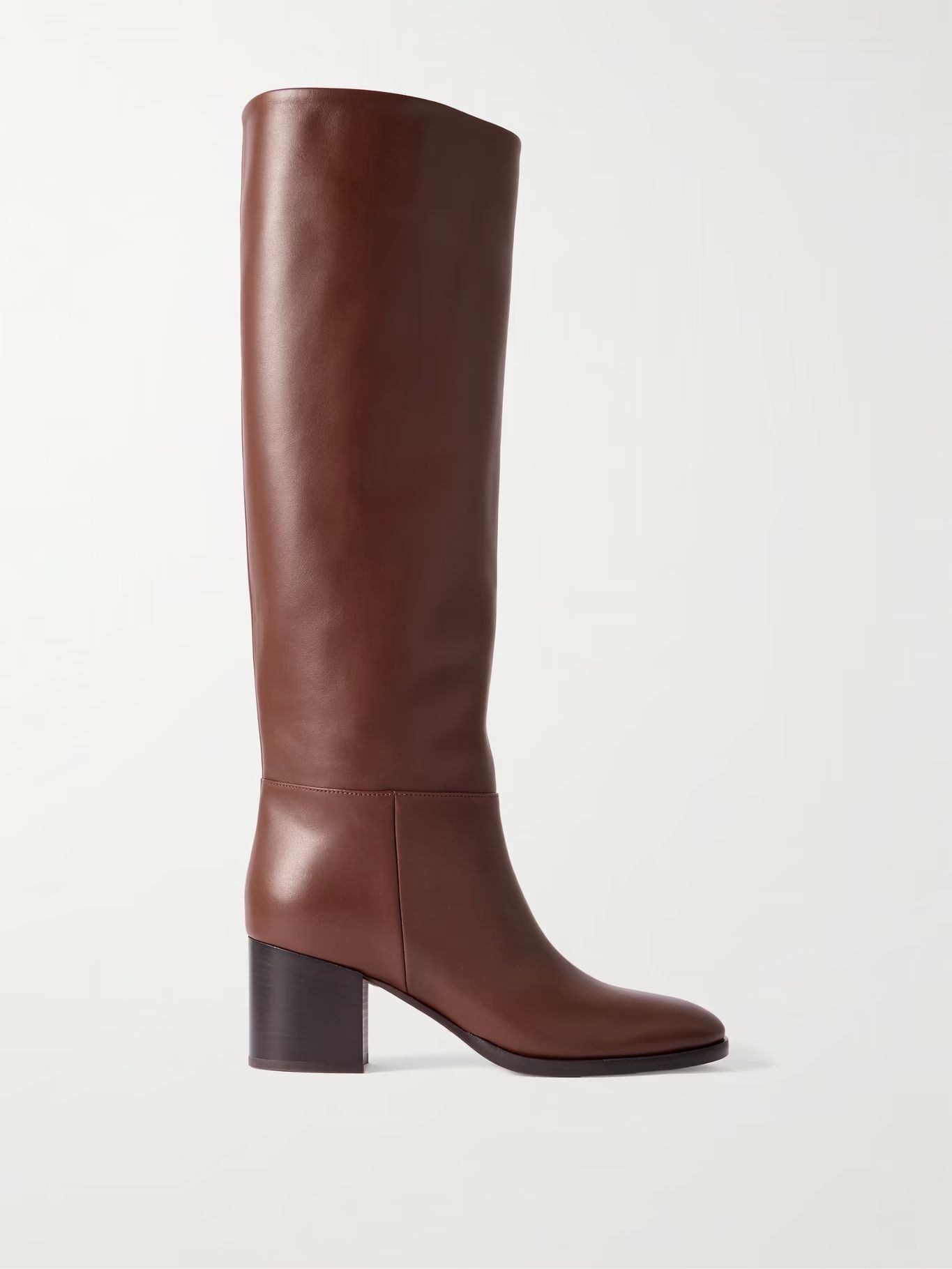 Genuine Designer Italian Leather Knee High Boots Bought In Italy 1980’s