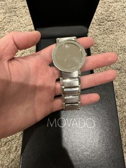 Movado Sapphire Stainless Steel Watch