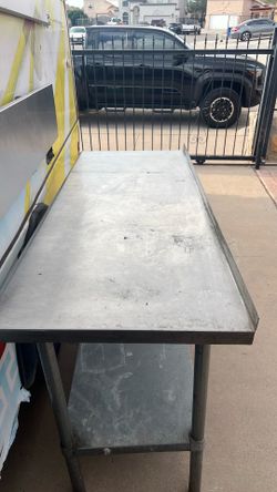 Stainless steel table