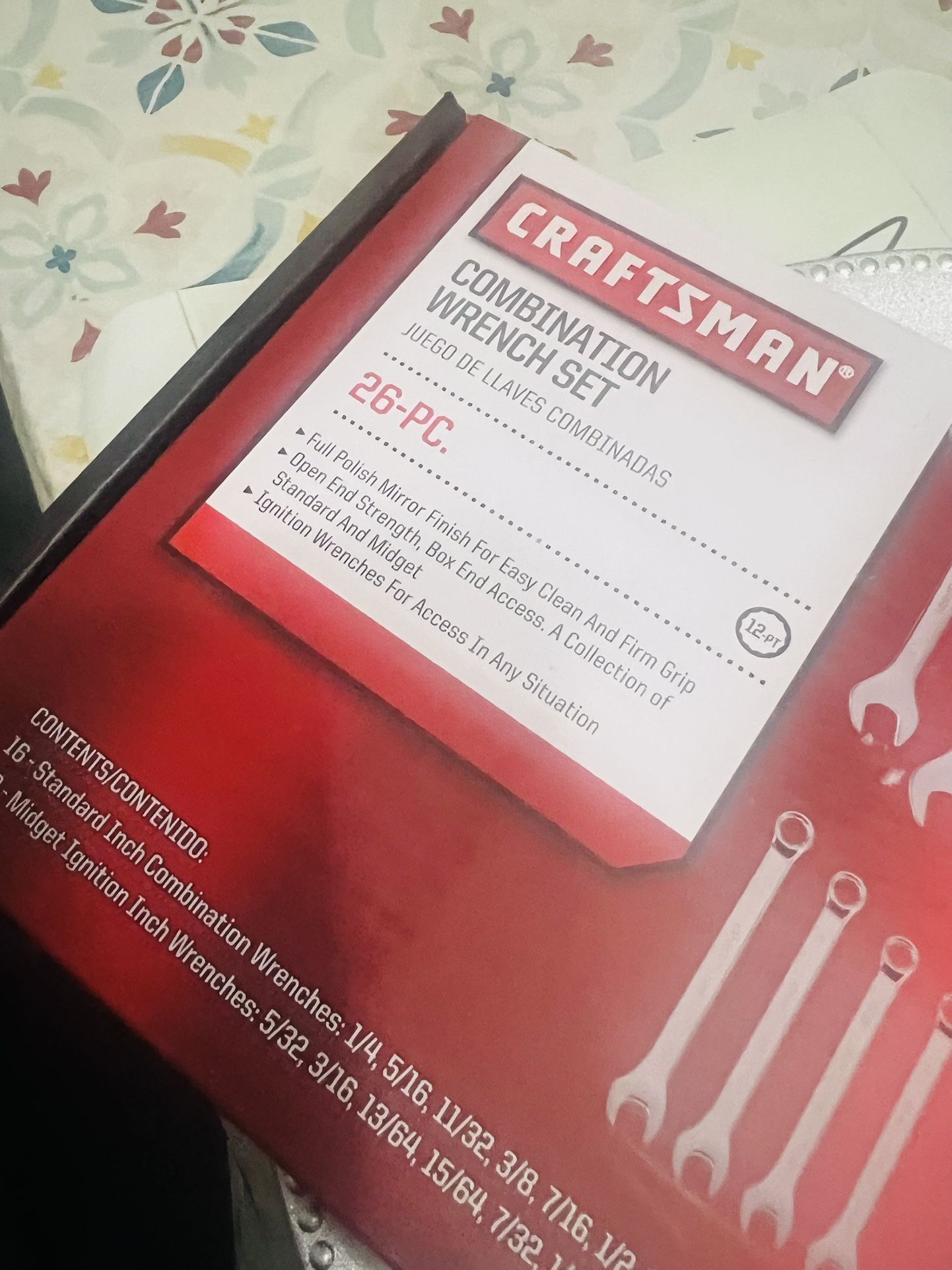 Craftsman Wrench Set New In Box
