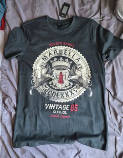 NWT Fox Originals Marbella Puerto Banús Mens Small T-Shirt