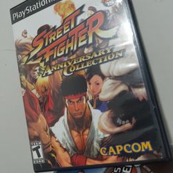 Street Fighter Anniversary Collection PS2 
