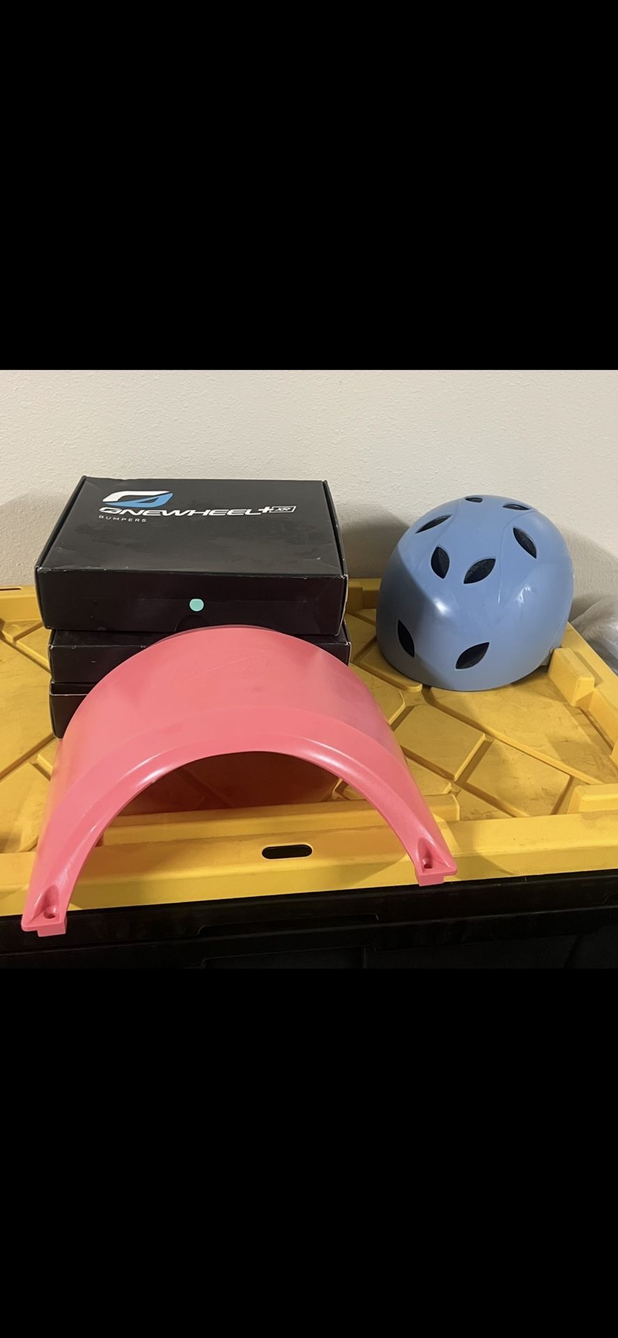 Onewheel XR Fender, Bumpers, Rail Guard, And Helmet