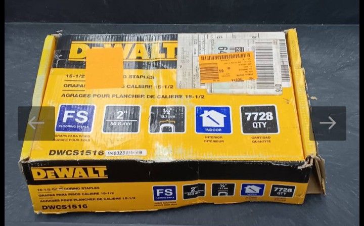 2” DeWalt Floor Staples – Brand New!