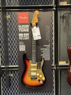 Fender American Ultra II Stratocaster HSS Ebony Fingerboard Electric Guitar Ultraburst