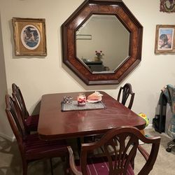 Antique Tables And Mirror 
