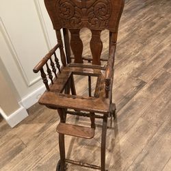 Antique Child’s High Chair 