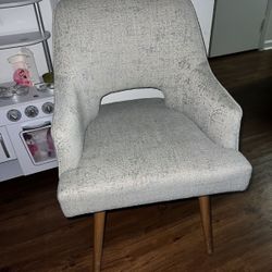 Baby Blue Accent Chair 