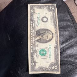 Misprinted 1976 $2 Bill 