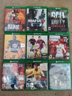 Xbox One Game Lot of 9