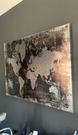 Extra large atlas canvas