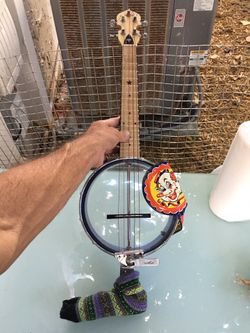 Goldtone Mini Banjo 5 String Pimped Out