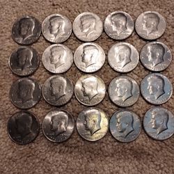 Kennedy Half Dollar Coins (70s,80s,90s,2000s)