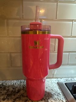 Pink Parade Stanley Quencher Tumbler with Handle