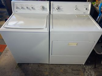 Kenmore washer and dryer
