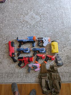 Nerf, Overwatch, Foam Blasters, Vest, Gear