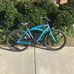 26” Huffy Cranbrook Men’s Blue and Black Beach Cruiser 