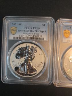 2021w silv.eagle reverse proof  type 1