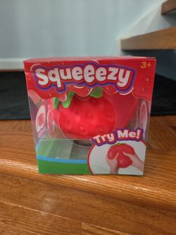 Sunny days strawberry squeeezy squish toy