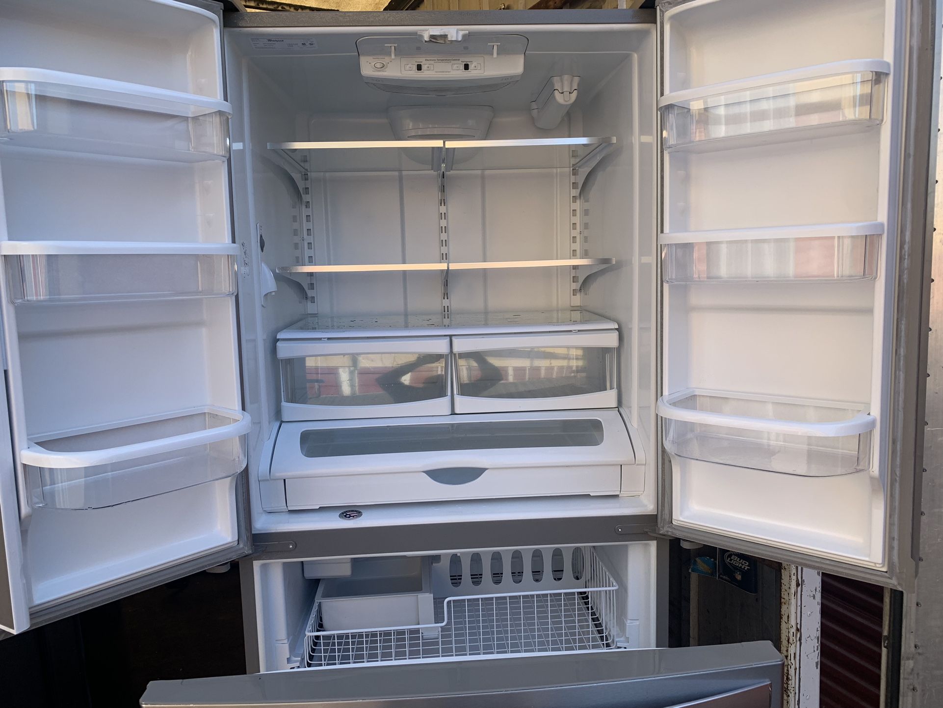 Whirlpool Stainless Steel Frenchdoor Refrigerator With Water And Ice