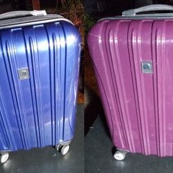 2 Delsey Paris Hardside Expandable Luggage 21 inch Carry On Plus