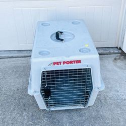 Petmate Plastic Dog Kennel Travel Carrier 28”Long