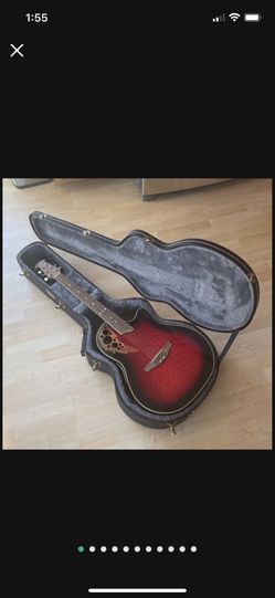 Celebrity Ovation Acoustic Guitar And Hard Case