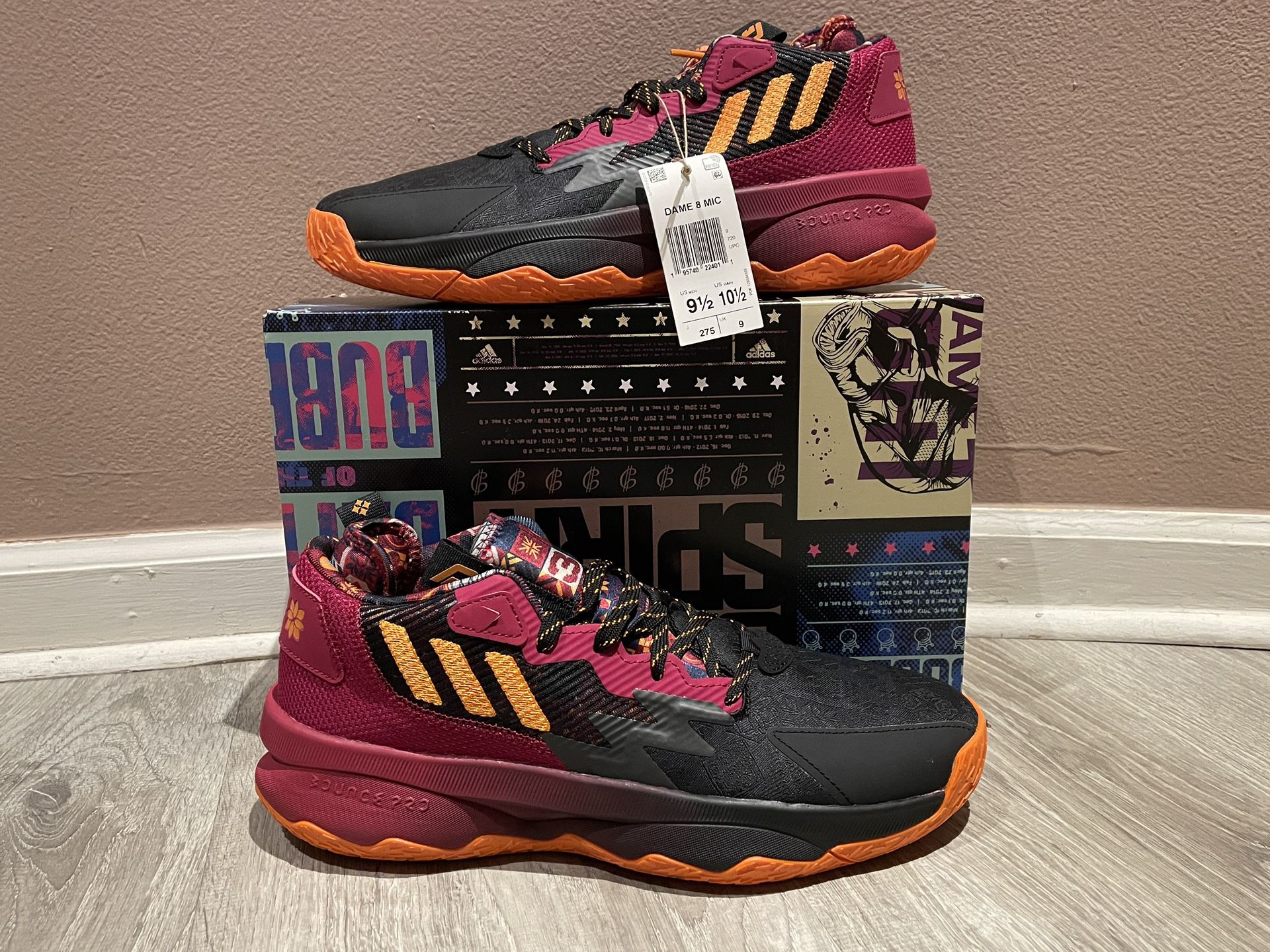 Adidas Dame 8 Signature Basketball Shoe - Size 9.5 NEW BOX for Sale in Park, - OfferUp