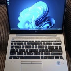 HP EliteBook 14 Inch Laptop Intel Core i5 8350u 3.6 GHz Turbo 8 GB RAM 128 GB SSD 1080P LCD Webcam HDMI Wi-Fi & Bluetooth Wireless Windows 11 Pro 64