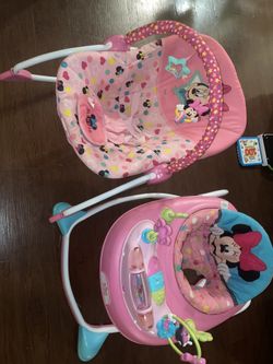 Minnie Mouse Walker And Chair   <PRICE FOR BOTH$45>>