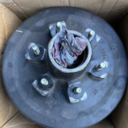 (used -2) Trailer 6 Lug Drums For 6000lb Axles $100 For Both 