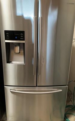 Samsung 3 Door 33" Stainless Steel Fridge
