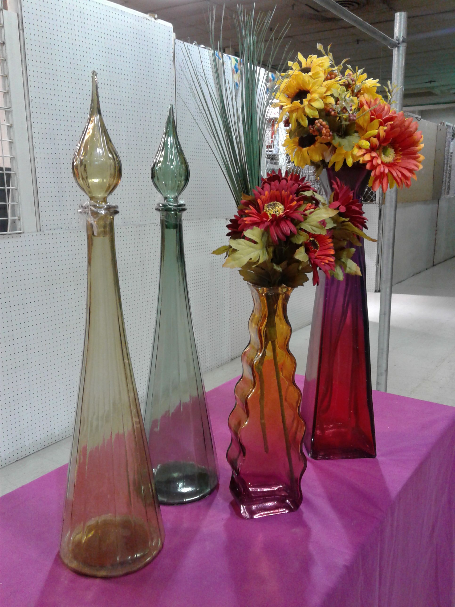 ANTIQUE BLINKO GLASS Vases