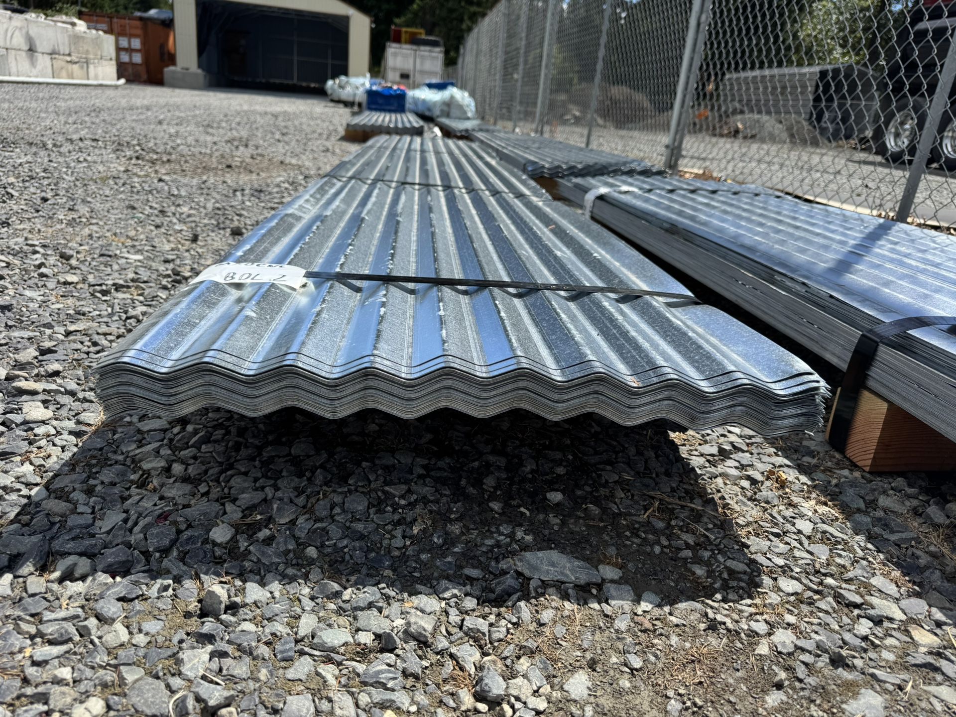 10FT 24-Gauge Corrugated Metal Galvanized Steel Panels