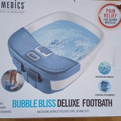 Bubble Bliss Deluxe Footbath