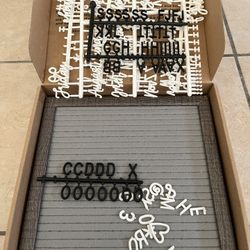 Felt Letter Board For Announcements 