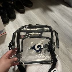 LA Rams Clear Mini Backpack