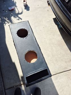 Subwoofer box Dual 8 inch tuned 33.6hz