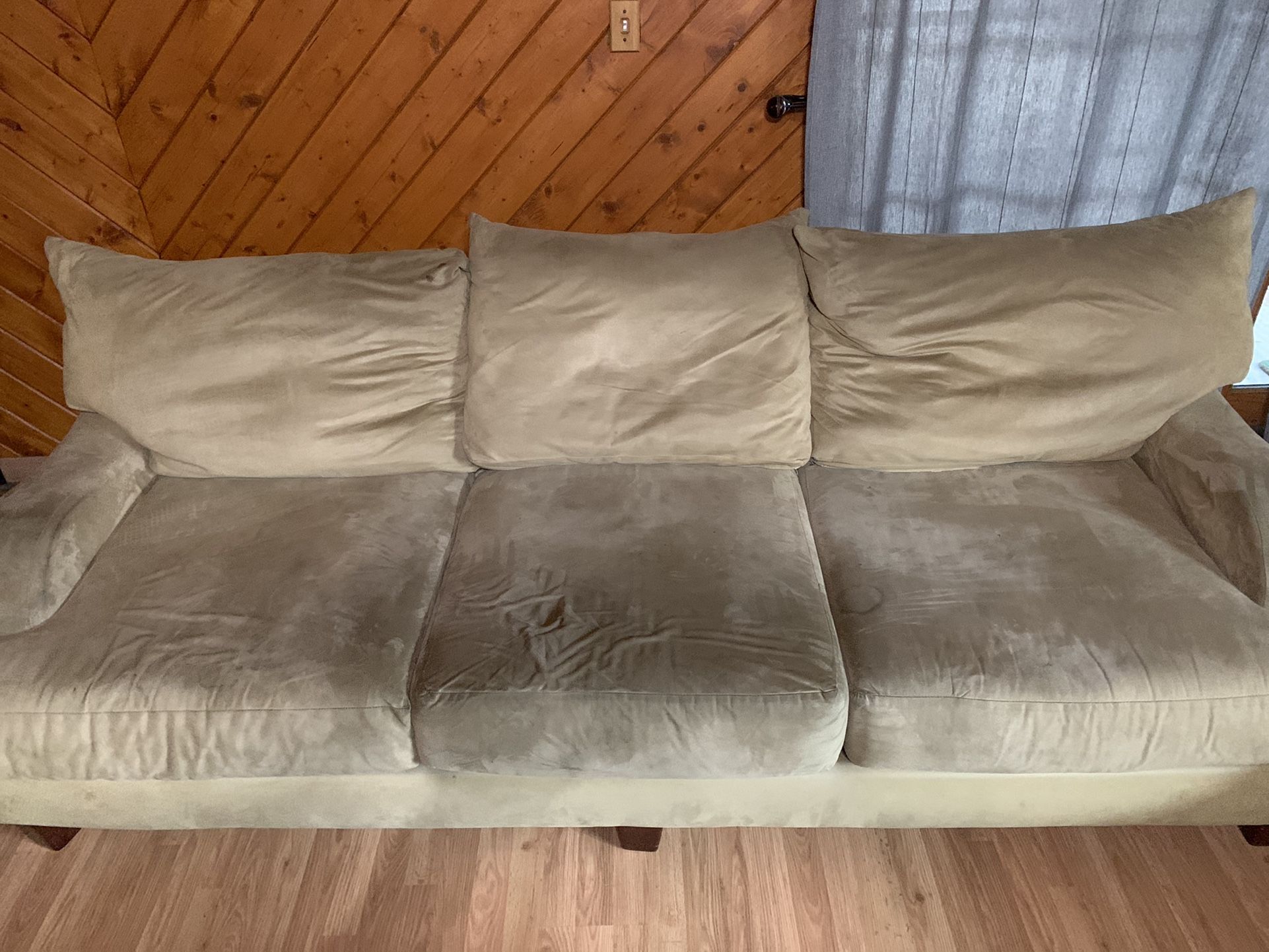 Dark Beige Sectional - 4 Pieces