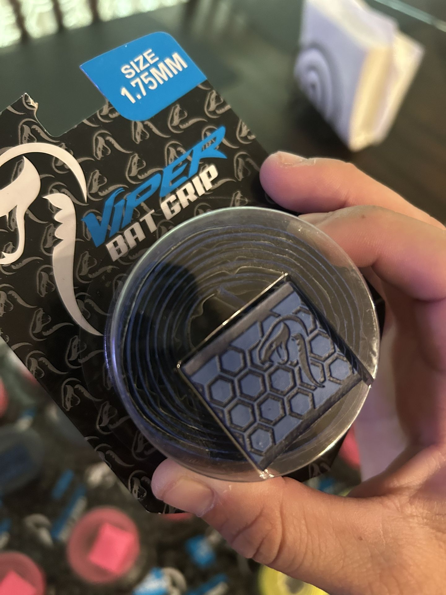 Blue New Viper 1.75 Bat Grip Tape Baseball Softball