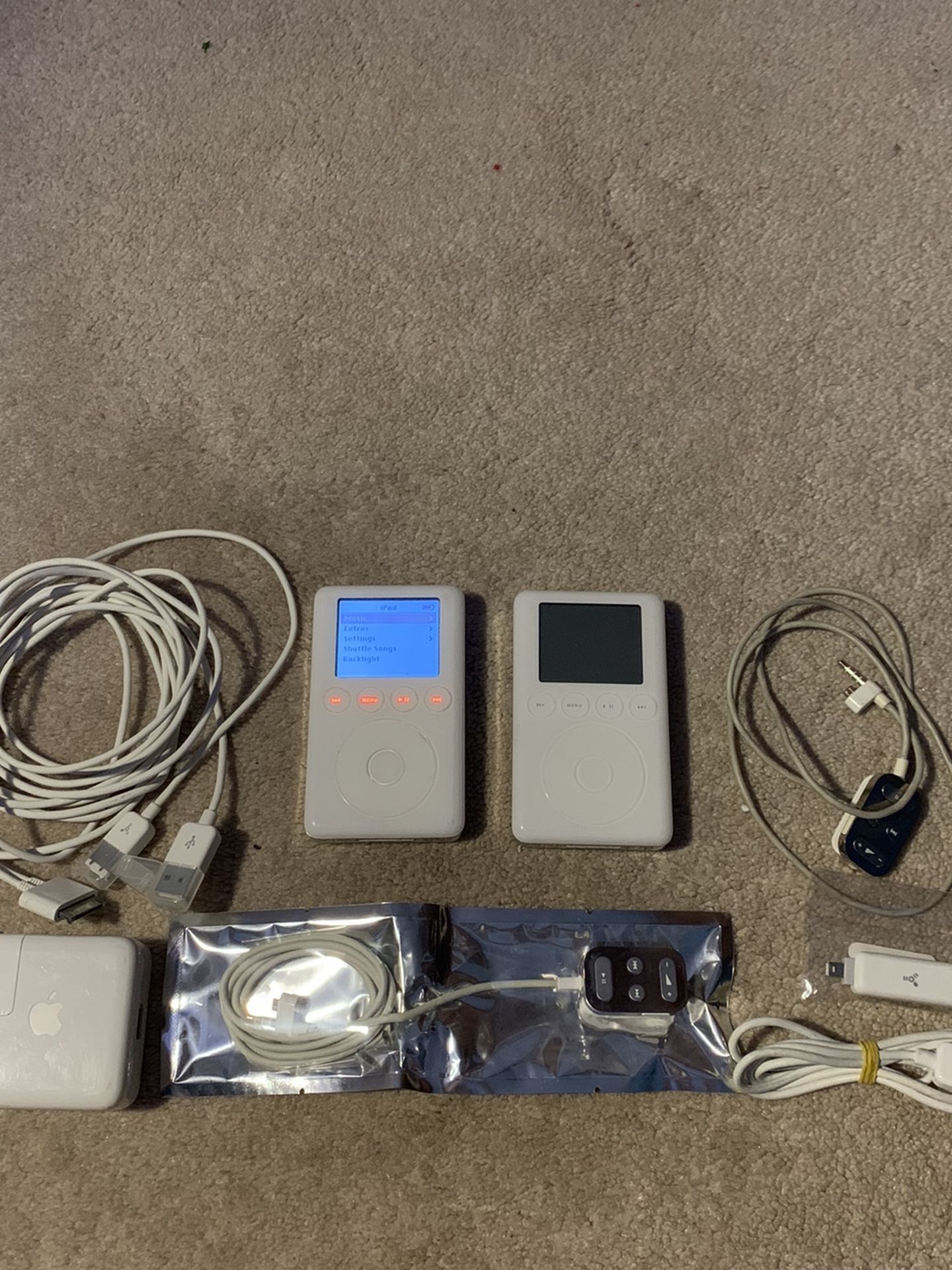 2 iPod Classic 3rd Generations W/ Extras