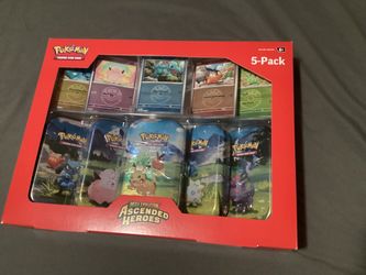 Ascended heroes Pokemon cards 5 pack tin