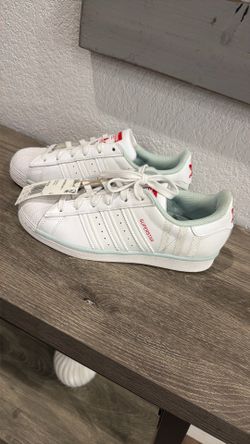 adidas originals Superstar 'White Almost Blue'