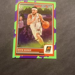 Devin Booker 2023-24 NBA Hoops Green Slime #96