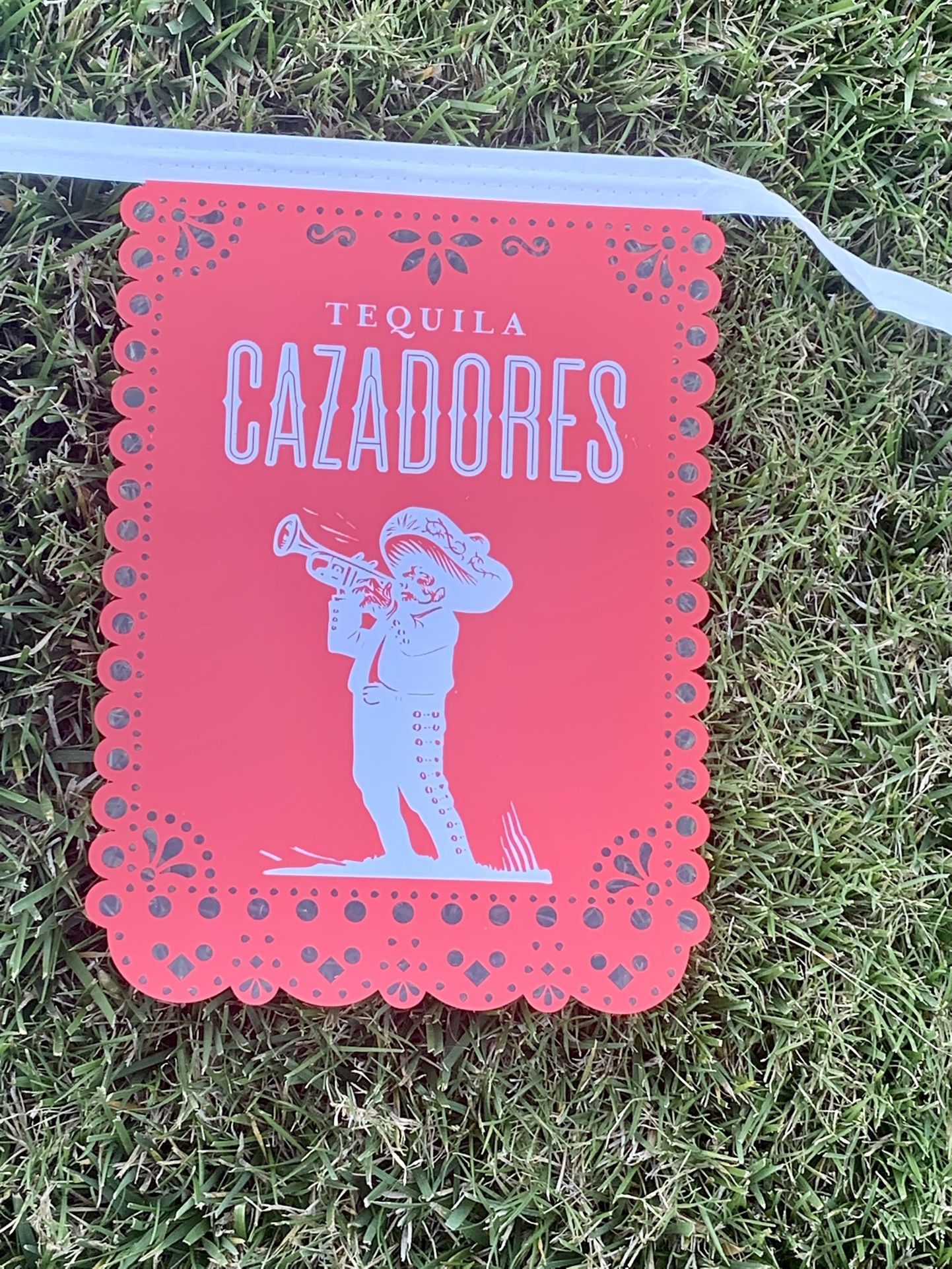 Cazadores Tequila vinyl bar banner