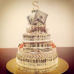 Custom Money Cake Gifts for Bridal Shower, Baby Shower,  Wedding, Etc.