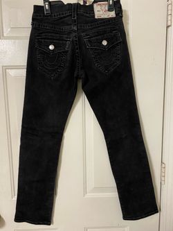 True Religion black jeans RICKY Relaxed Straight