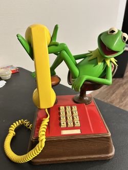 1983 Kermit, The Frog Vintage Telephone Jim Henson Landline Phone