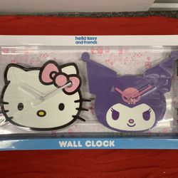 Hello Kitty And Kuromi Clocks