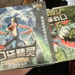 25th Anniversary Chinese Pokemon Boxes